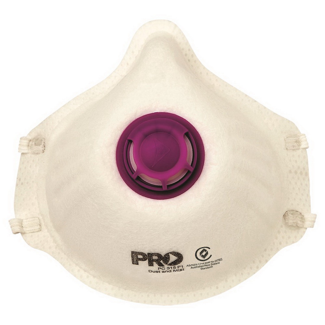Respiratory Protection Disposable P1 Class Mask With Valve 12 Box PC315 Respiratory Protection Disposable P1 Class Mask With Valve 12 Box PC315