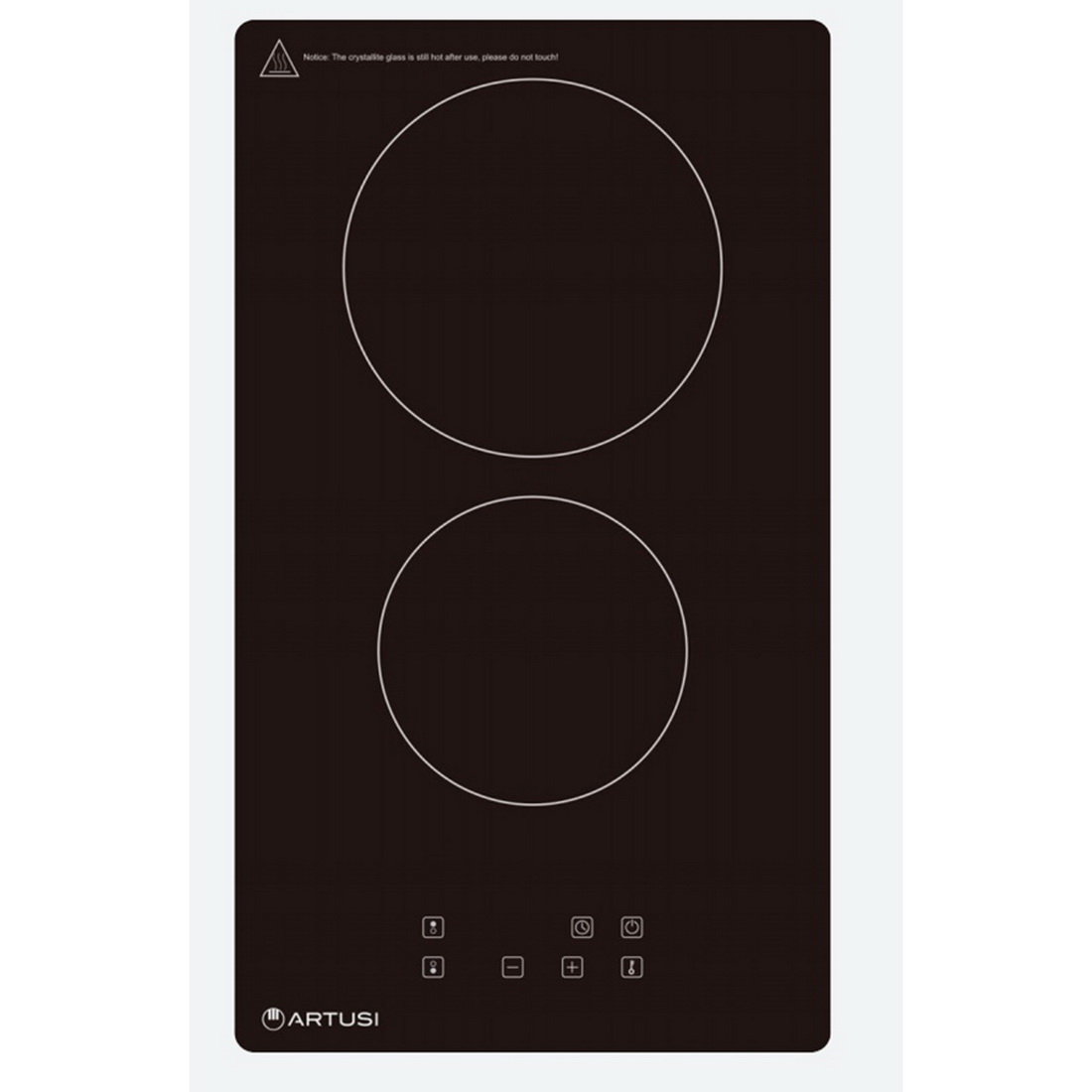30cm 2 Zone Ceramic Electric Cooktop Black 30cm 2 Zone Ceramic Electric Cooktop Black