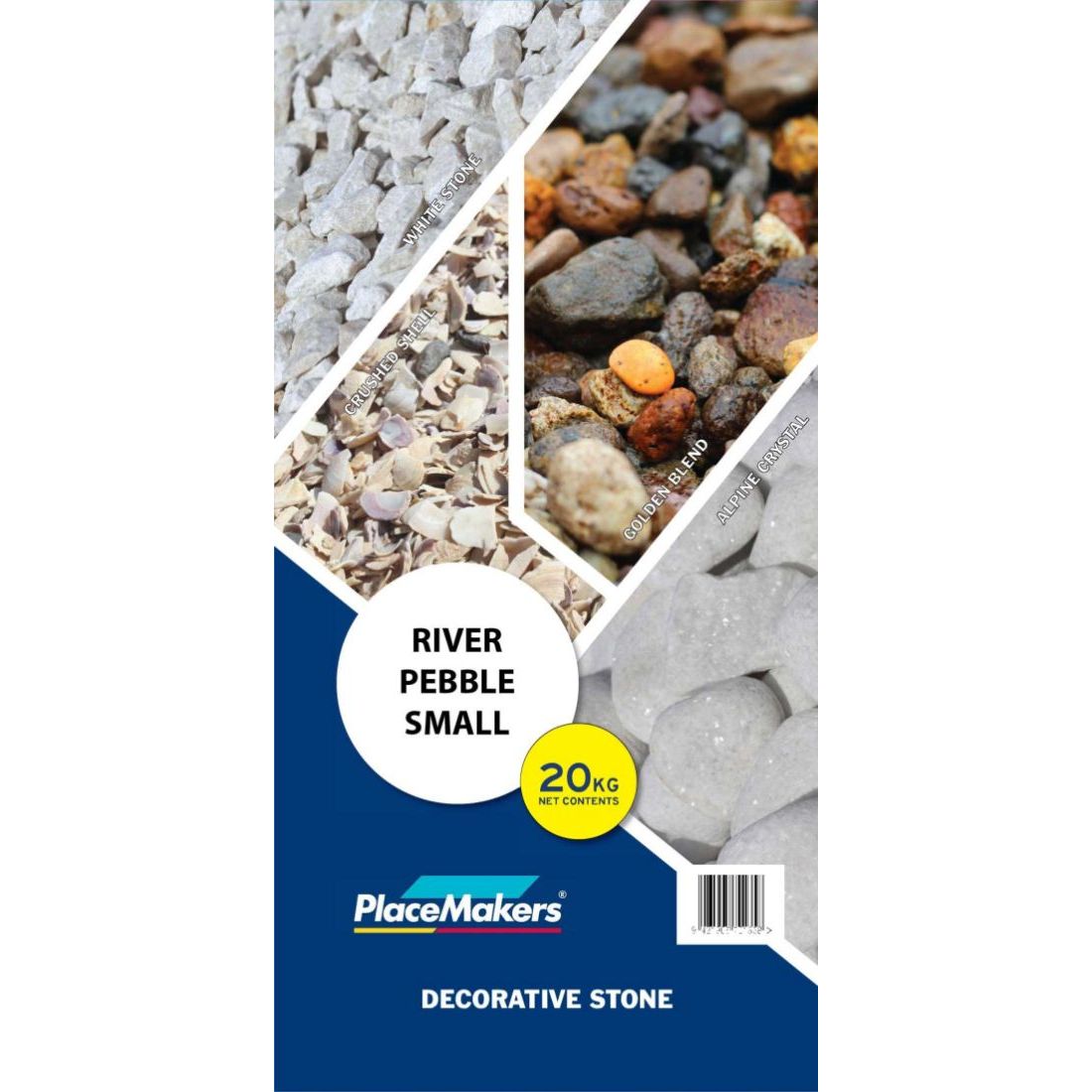 HIGHROADS RIVER PEBBLE SMALL 20 KILOGRAM HIGHROADS RIVER PEBBLE SMALL 20 KILOGRAM