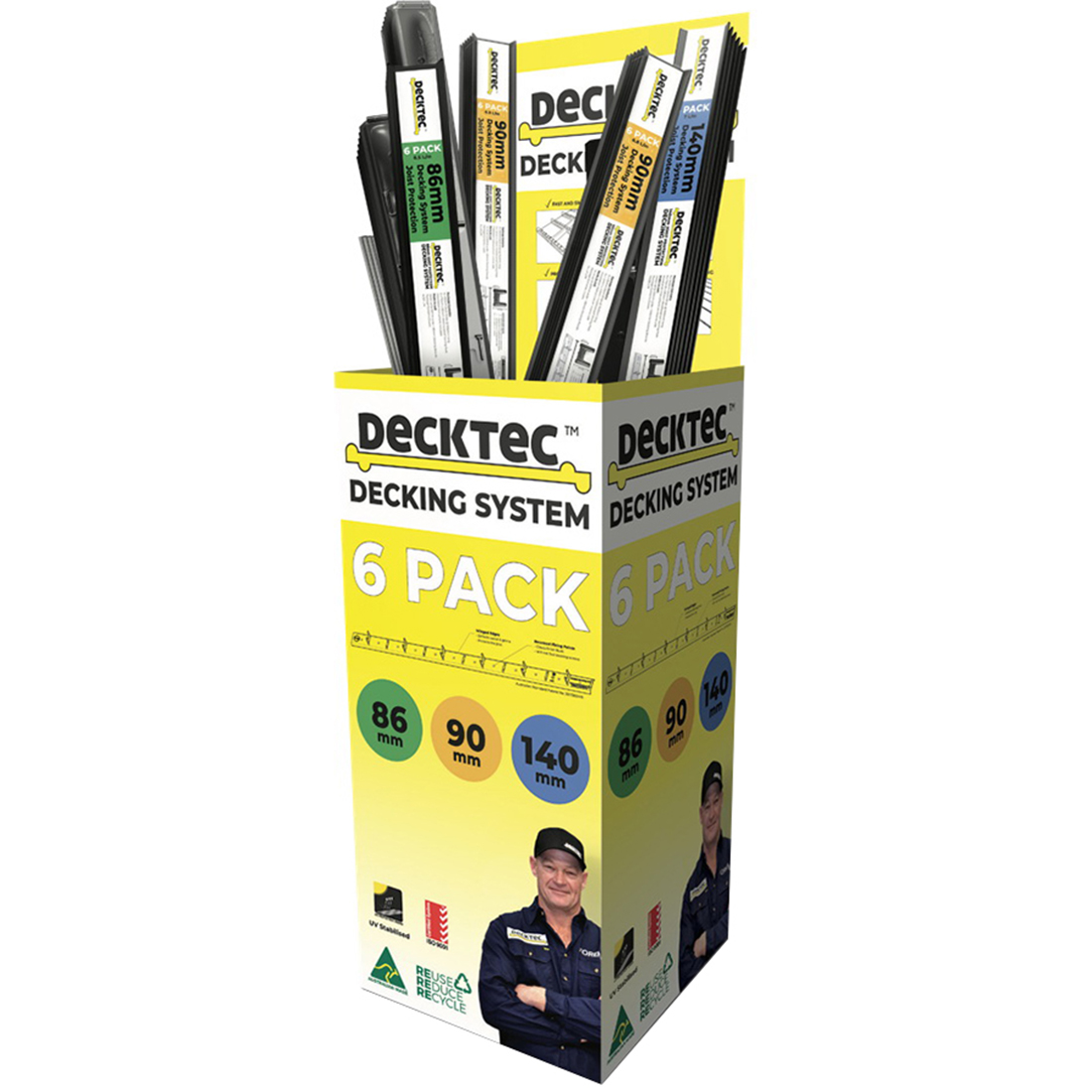 Decktec Deck Strip DTDS6P90 Decktec Deck Strip DTDS6P90