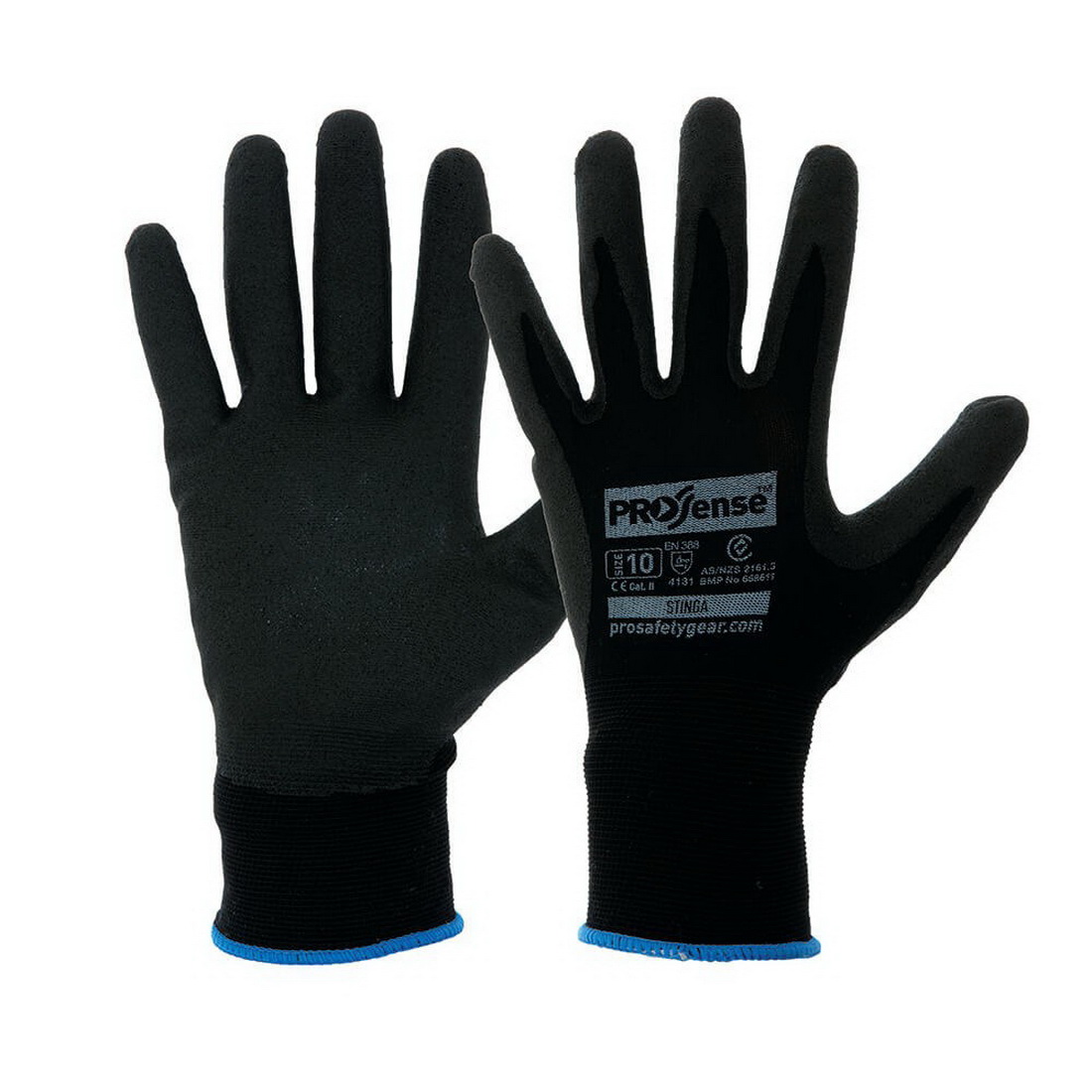 Prosense Synthetic Dipped Gloves Stinga Size 7 NPF7 Prosense Synthetic Dipped Gloves Stinga Size 7 NPF7