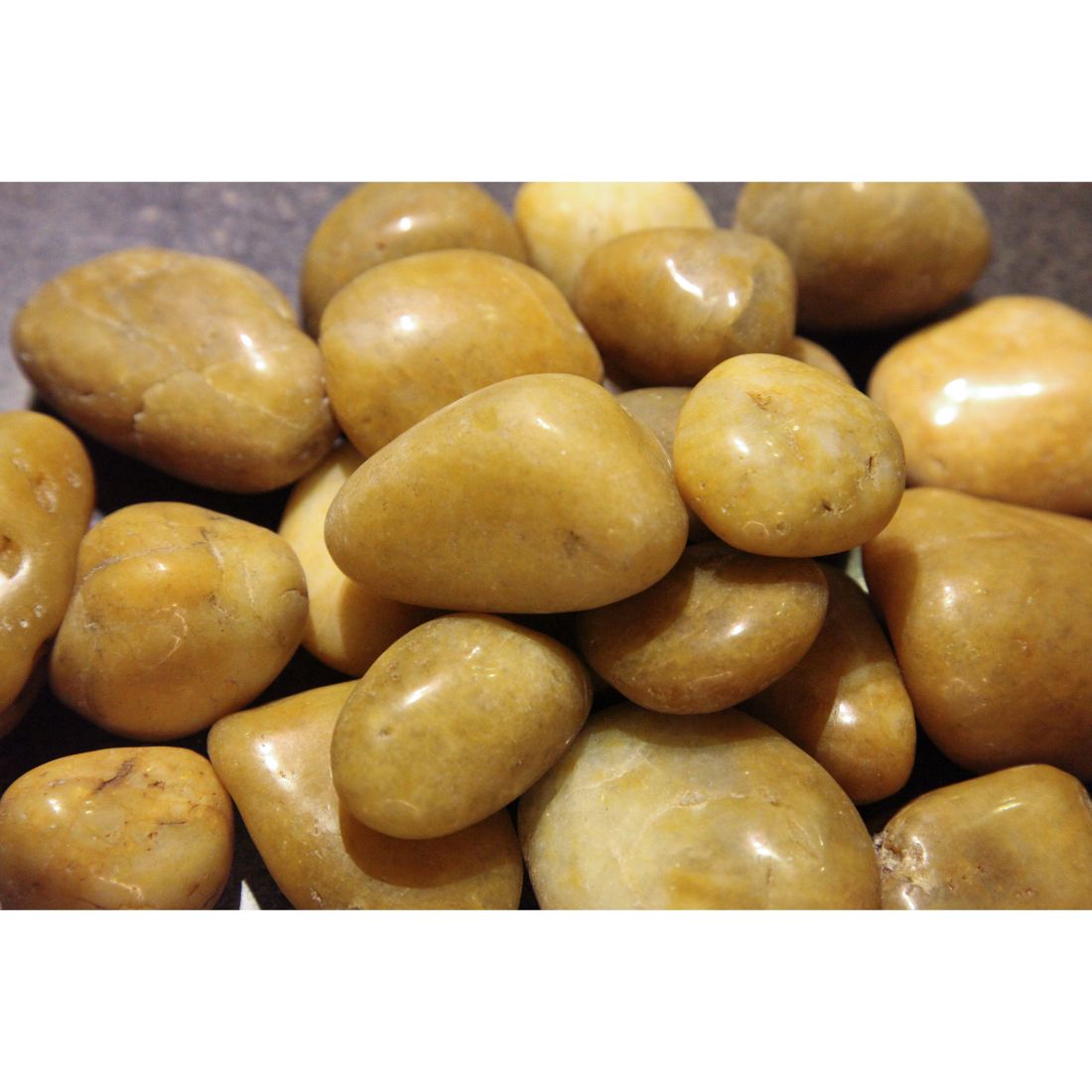 Yellow Polished Stone 20kg Yellow Polished Stone 20kg