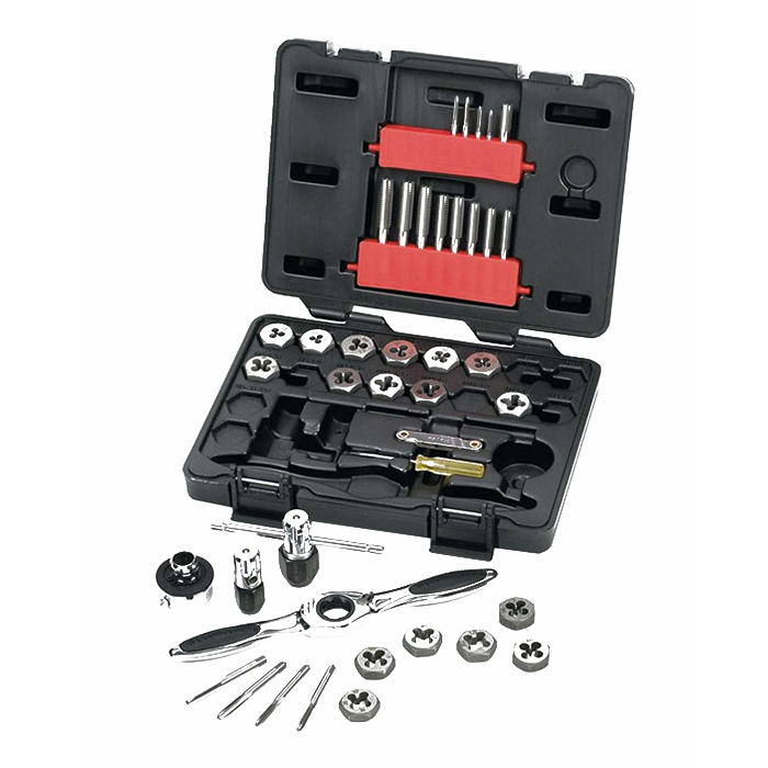 40 Piece Ratcheting Tap & Die Set 40 Piece Ratcheting Tap & Die Set