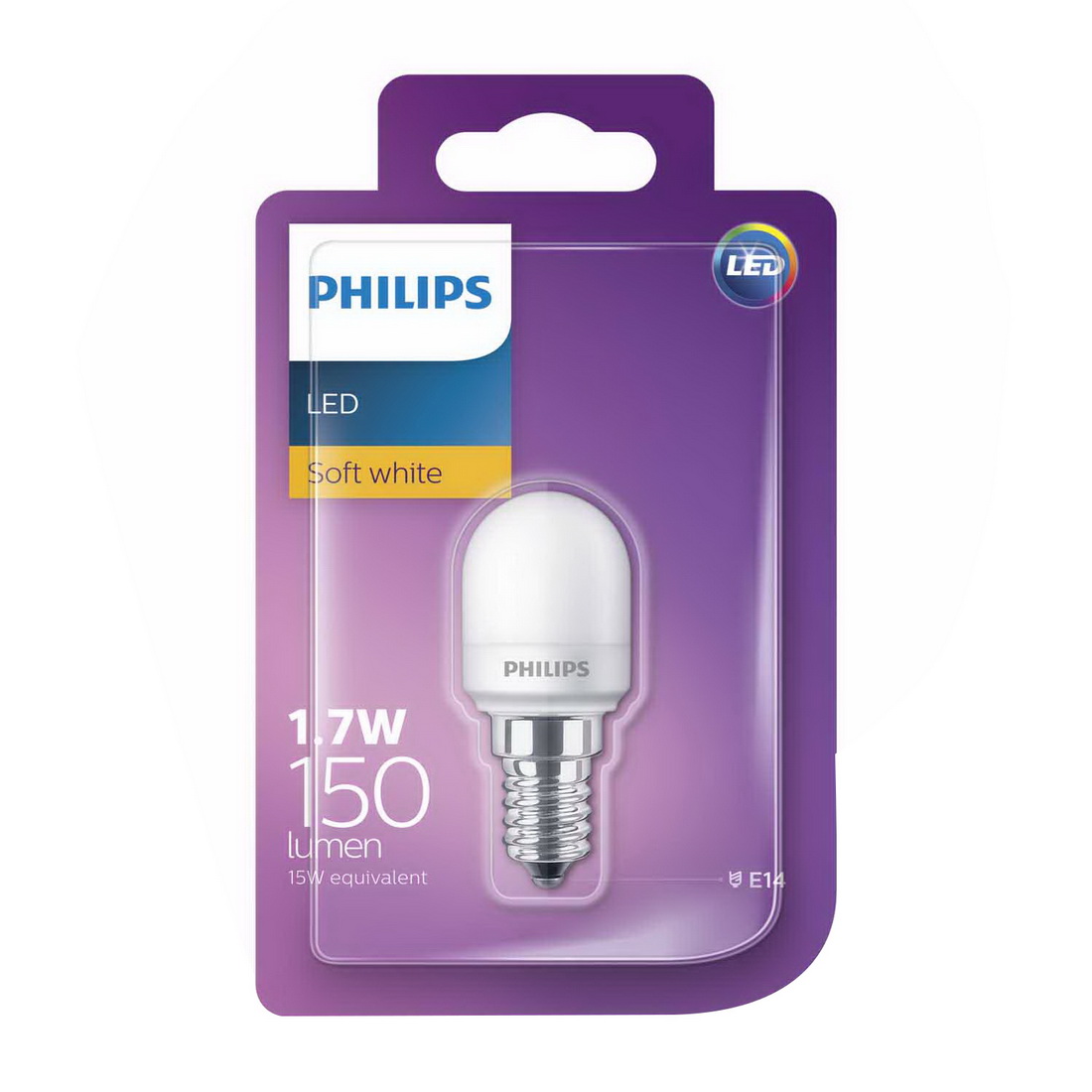 1.7W 136lm E14 3000K T25 Non-Dimmable LED Appliance Lamp Soft White Frosted 1.7W 136lm E14 3000K T25 Non-Dimmable LED Appliance Lamp Soft White Frosted