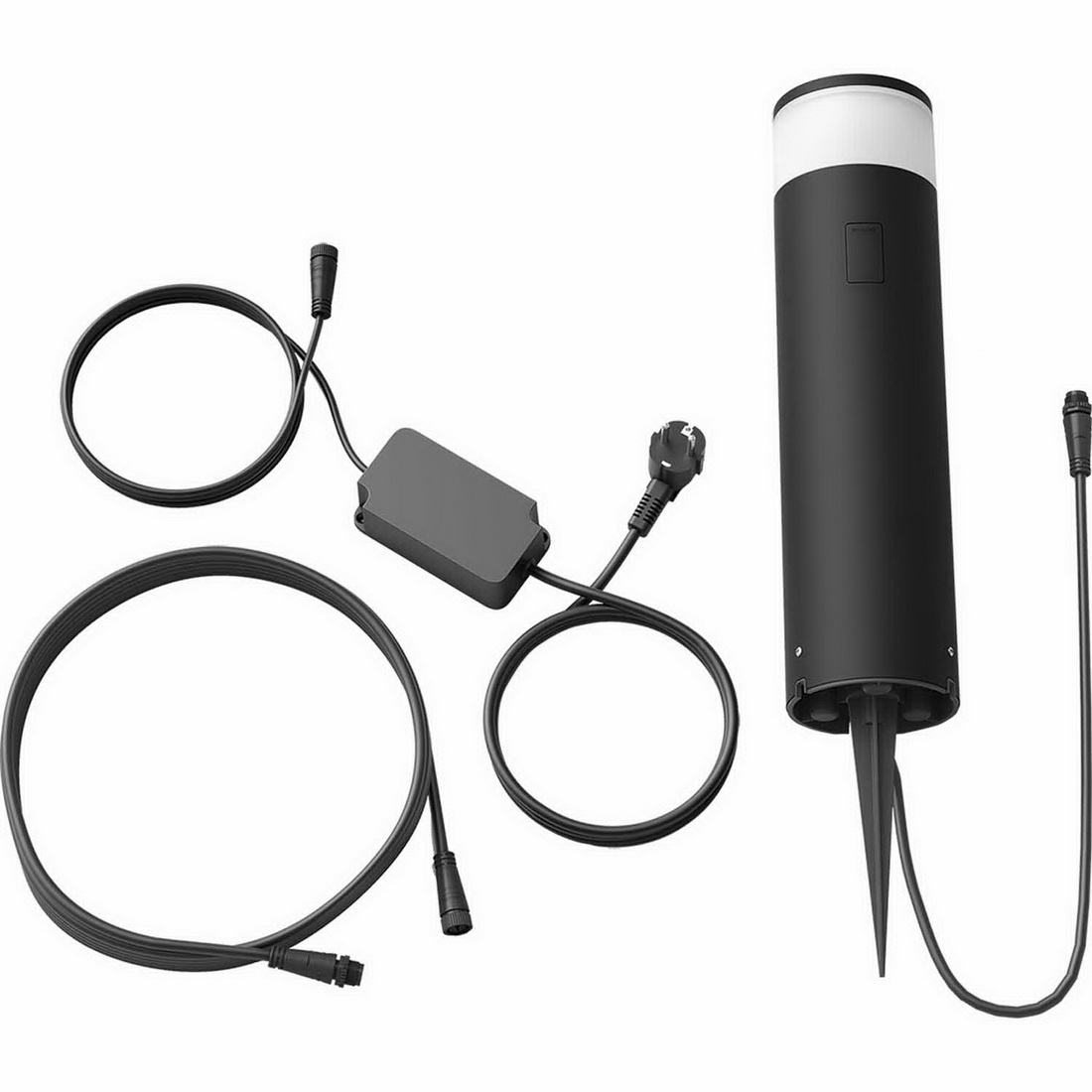 Hue 8W 600lm Outdoor Bollard Calla Starter Kit IP65 Hue 8W 600lm Outdoor Bollard Calla Starter Kit IP65