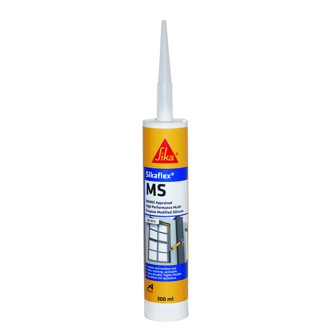 Sikaflex MS Modified Silicone Sealant Black 300ml 447531 Sikaflex MS Modified Silicone Sealant Black 300ml 447531