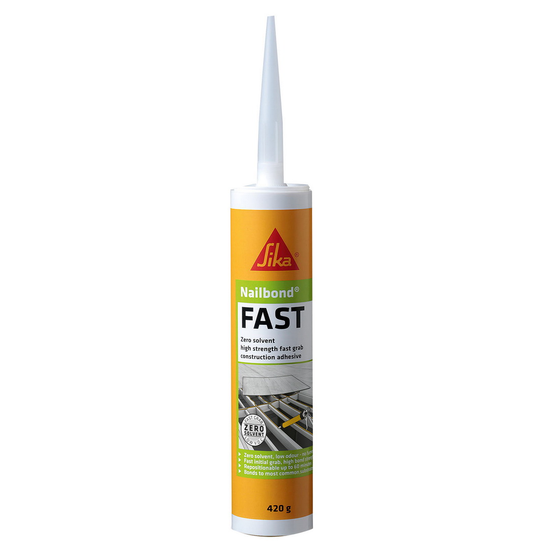 Nailbond Fast 420G Multi-Purpose Construction Adhesive Beige Nailbond Fast 420G Multi-Purpose Construction Adhesive Beige