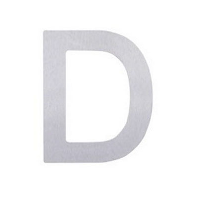 Elements Hardware Rear-Bolt Letter D Stainless Steel 76mm Elements Hardware Rear-Bolt Letter D Stainless Steel 76mm