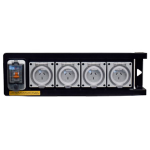 10A 230V 4 Outlet Portable Powerboard IP56 10A 230V 4 Outlet Portable Powerboard IP56