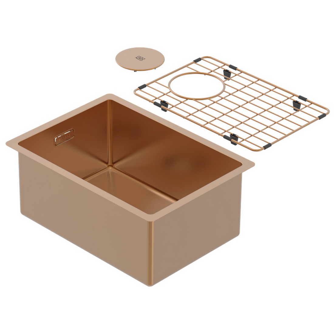 320x440x180mm Single Bowl Undermount Kitchen Sink Cayman Rio Bronze PearlArc Finish 320x440x180mm Single Bowl Undermount Kitchen Sink Cayman Rio Bronze PearlArc Finish