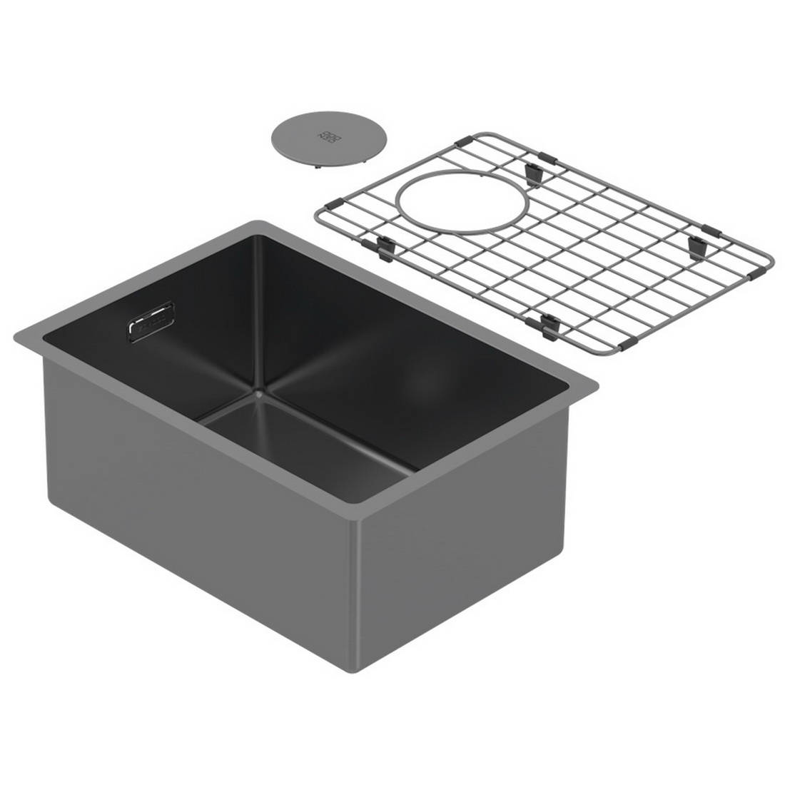 320x440x180mm Single Bowl Undermount Kitchen Sink Cayman Black PearlArc Finish 320x440x180mm Single Bowl Undermount Kitchen Sink Cayman Black PearlArc Finish