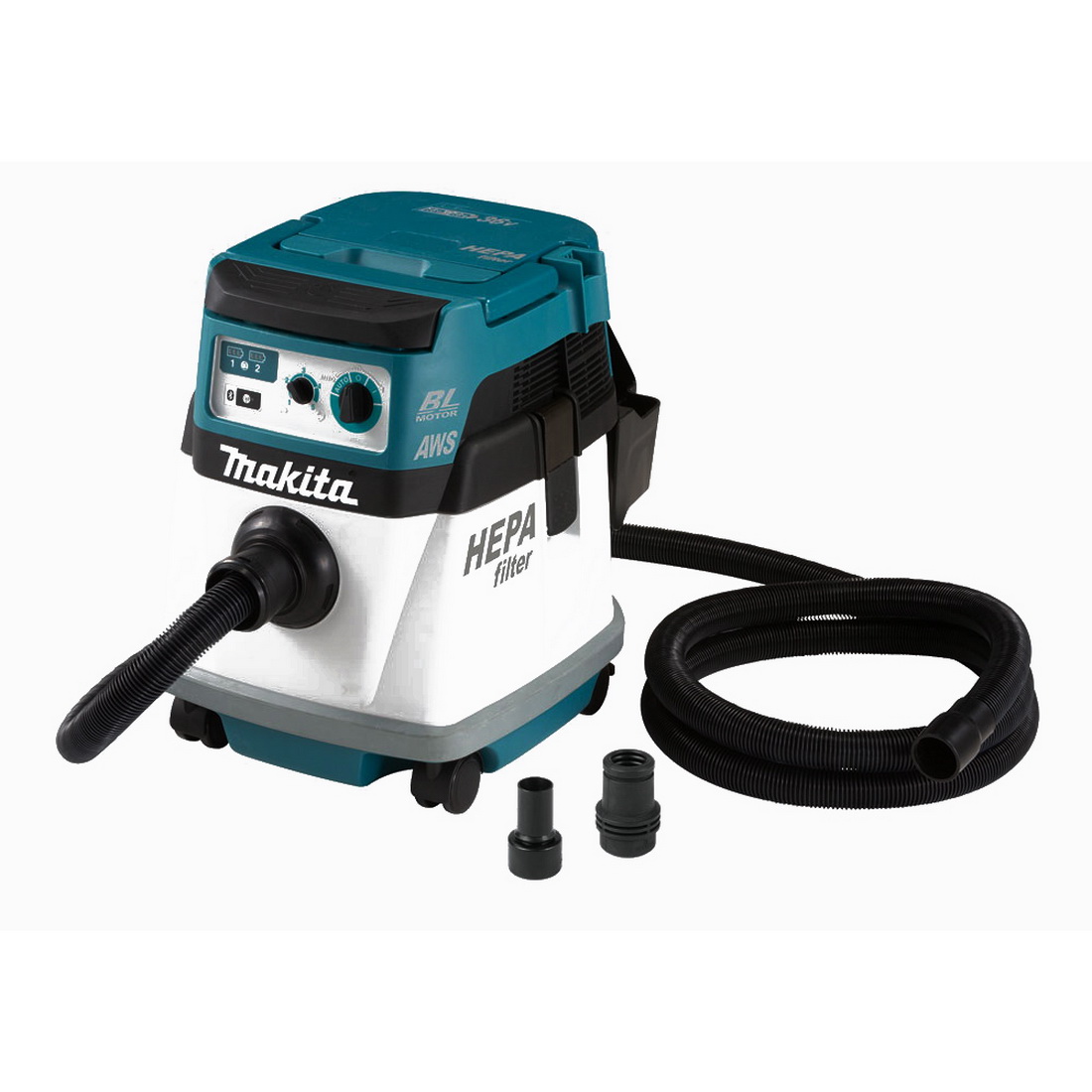 2 x 18V 15L Lithium-Ion Cordless Brushless AWS HEPA Dust Extraction Vacuum Skin 2 x 18V 15L Lithium-Ion Cordless Brushless AWS HEPA Dust Extraction Vacuum Skin