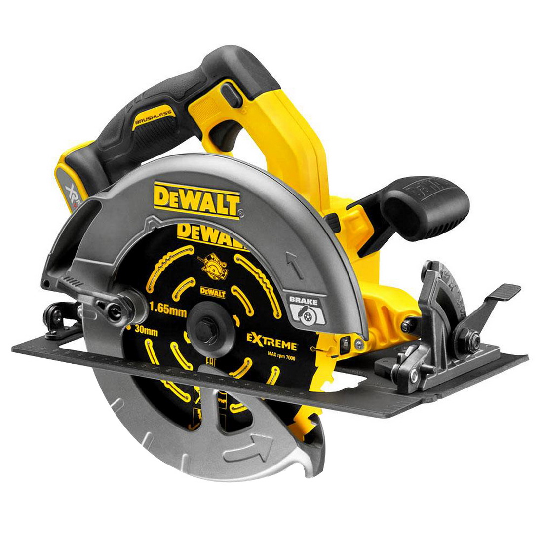 FLEXVOLT 54V XR Lithium-Ion Brushless 184mm Circular Saw Skin FLEXVOLT 54V XR Lithium-Ion Brushless 184mm Circular Saw Skin