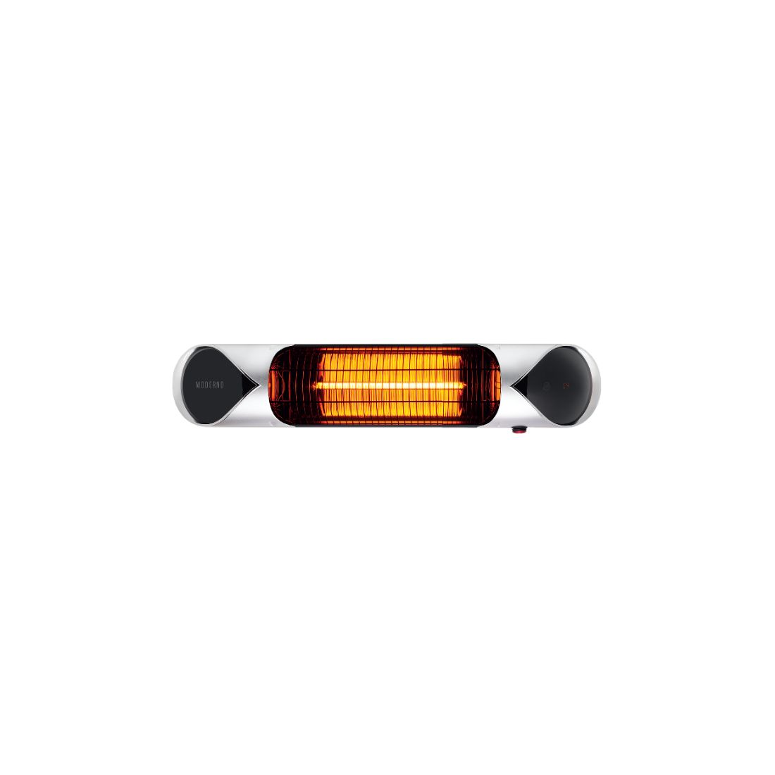 Moderno Mini 1.2kW Outdoor Electric Heater Silver Moderno Mini 1.2kW Outdoor Electric Heater Silver