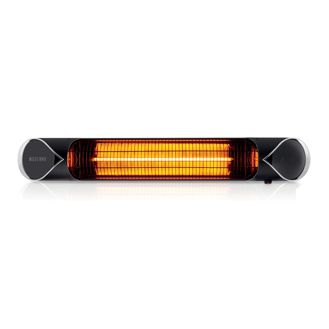 Moderno 2kW Outdoor Electric Heater Black Moderno 2kW Outdoor Electric Heater Black