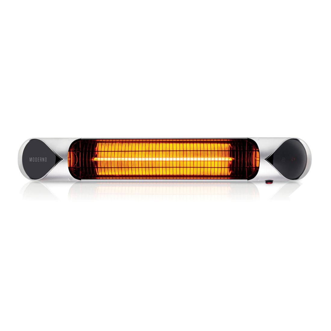 Moderno 2kW Outdoor Electric Heater Silver Moderno 2kW Outdoor Electric Heater Silver