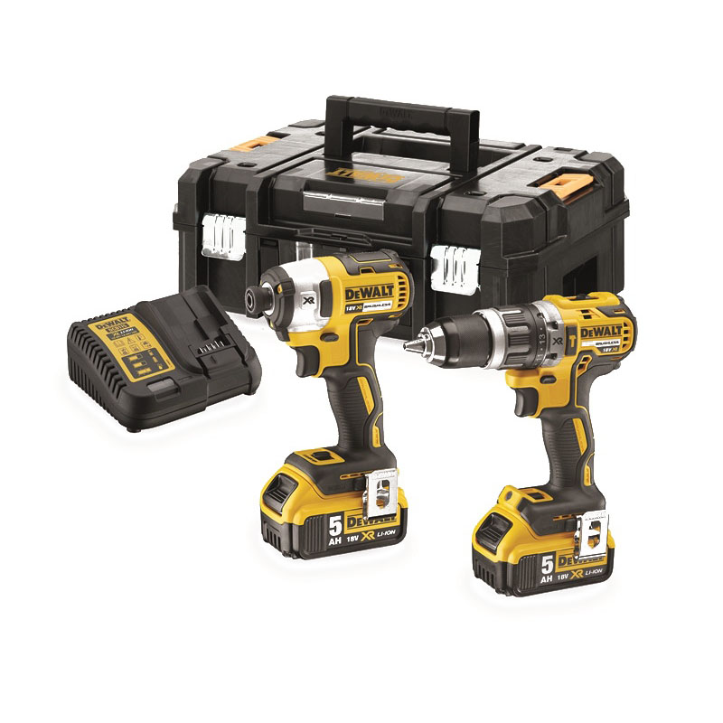 18V 5Ah Li-Ion Cordless Brushless 2 Piece Combo Kit 18V 5Ah Li-Ion Cordless Brushless 2 Piece Combo Kit