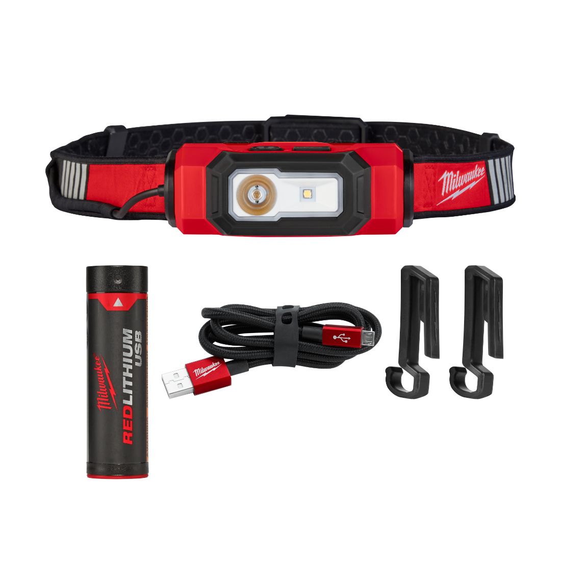 Redlithium USB Rechargeable Beacon Hard Hat Light Kit L4HLVIS-201 Redlithium USB Rechargeable Beacon Hard Hat Light Kit L4HLVIS-201