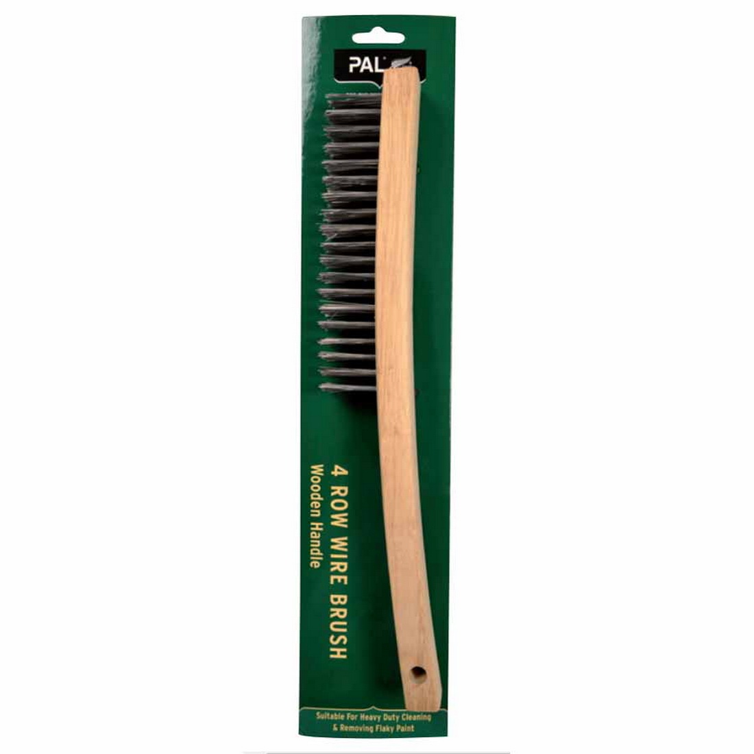 Premium 4 Row Wooden Wire Brush Premium 4 Row Wooden Wire Brush