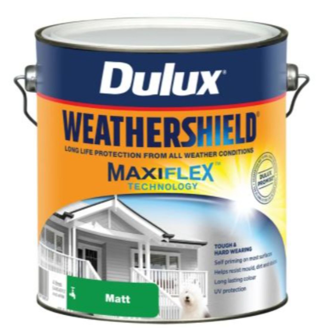 Weathershield Maxiflex Matt Vivid White 1L Weathershield Maxiflex Matt Vivid White 1L