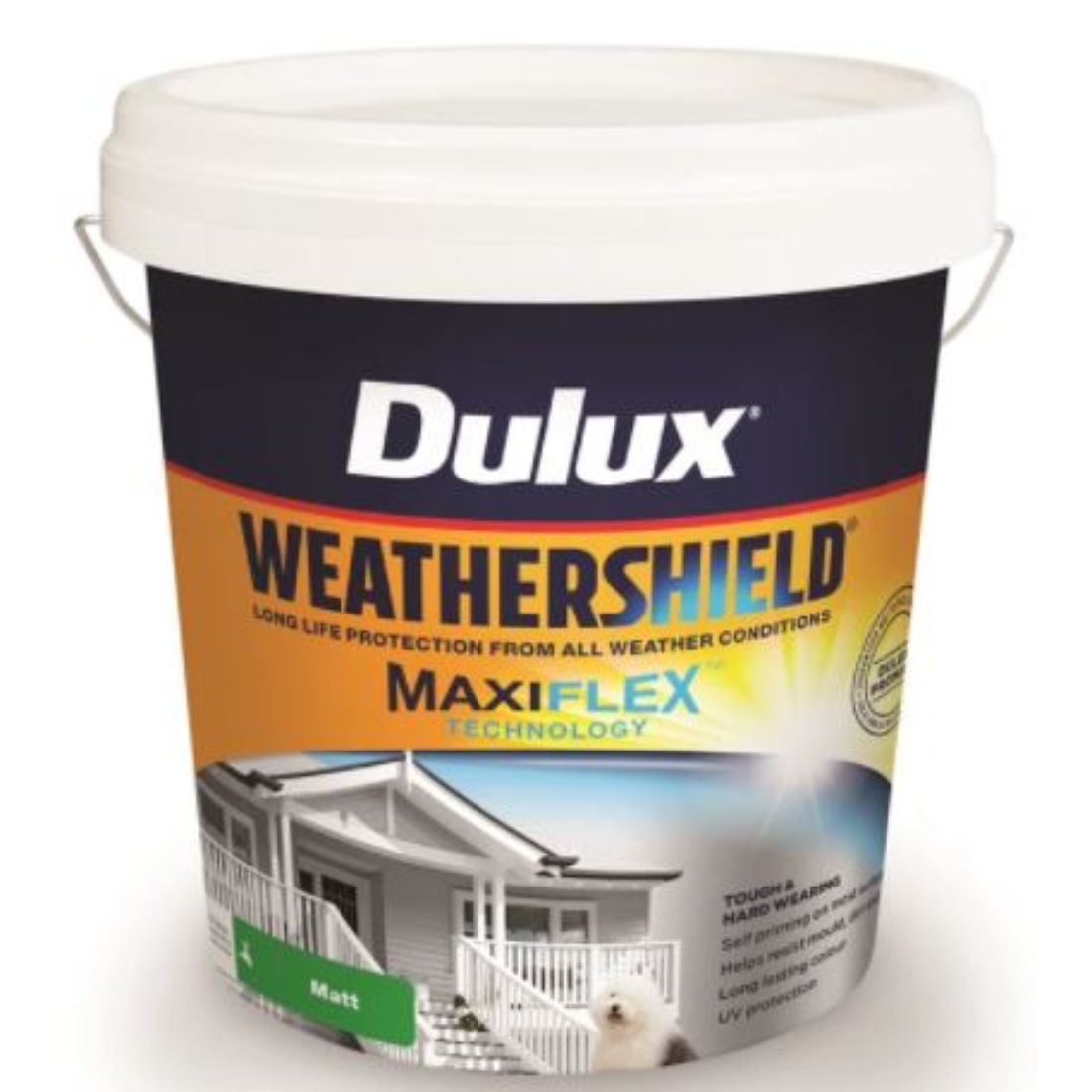 Weathershield Maxiflex Matt Vivid White 10L Weathershield Maxiflex Matt Vivid White 10L
