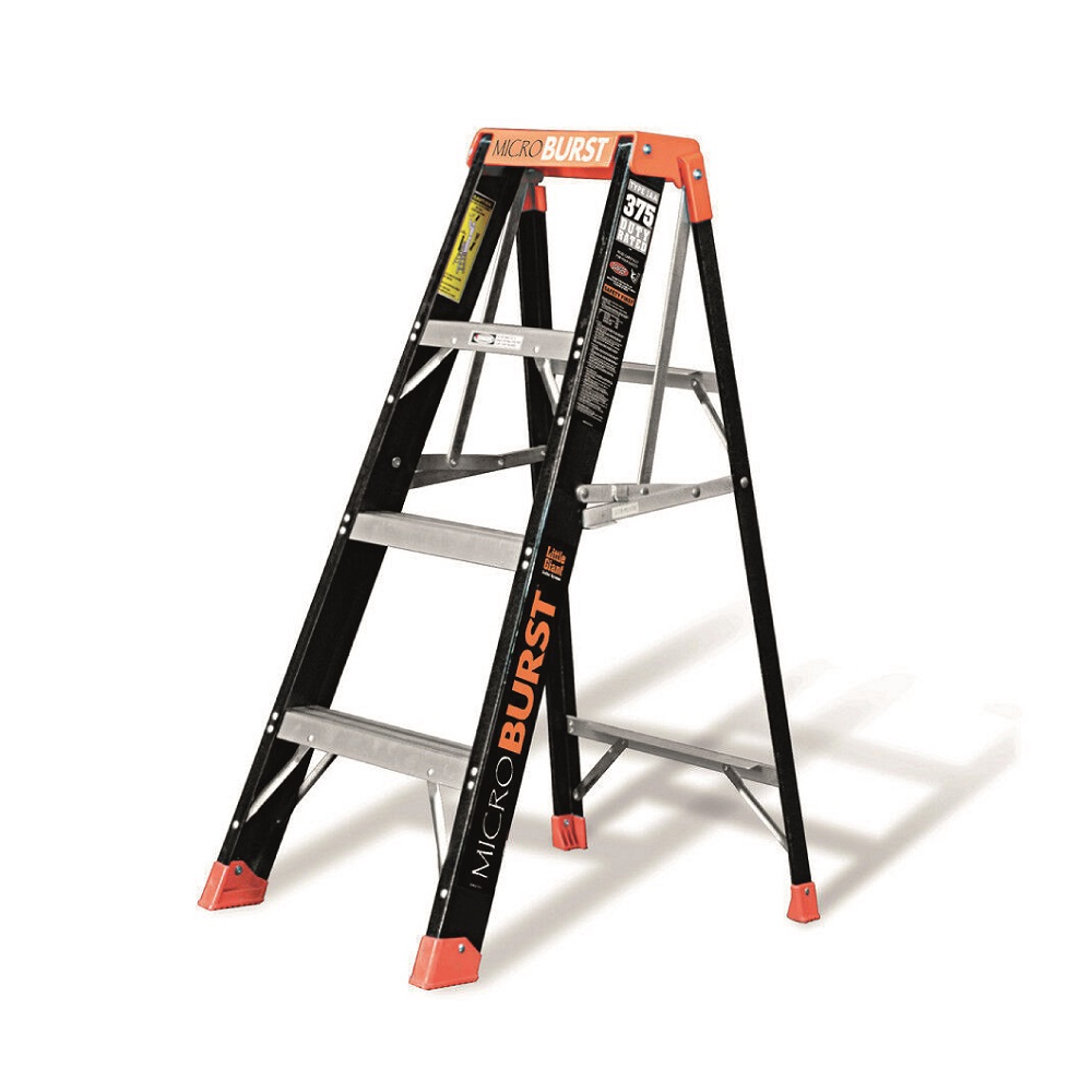Microburst Fibreglass Step Ladder 4 Step Microburst Fibreglass Step Ladder 4 Step
