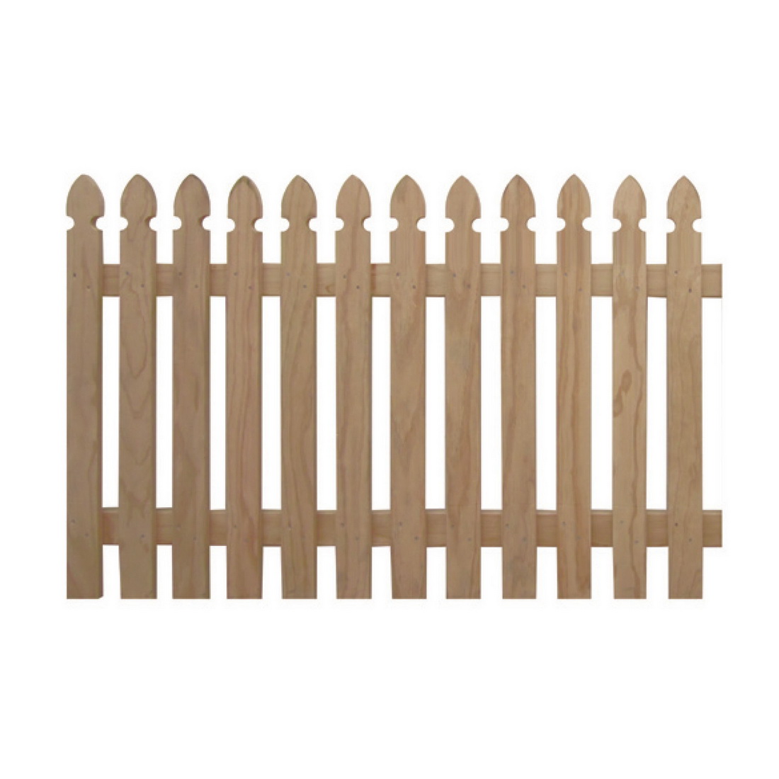 Radiata Gothic Picket Panel H3.2 Treated 1800 x 900mm Radiata Gothic Picket Panel H3.2 Treated 1800 x 900mm
