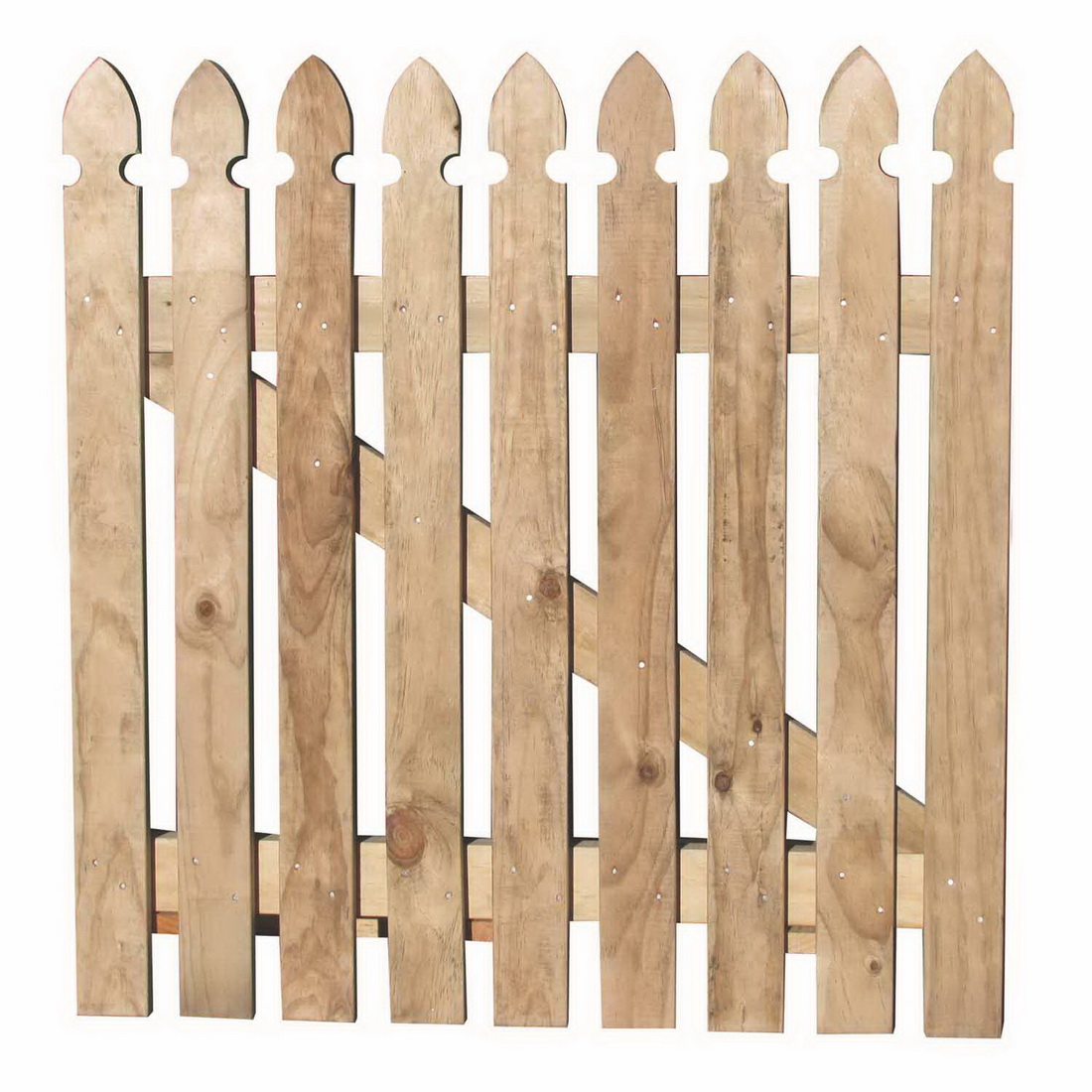 Radiata Gothic Picket Gate H3.2 Treated 900 x 900mm Radiata Gothic Picket Gate H3.2 Treated 900 x 900mm