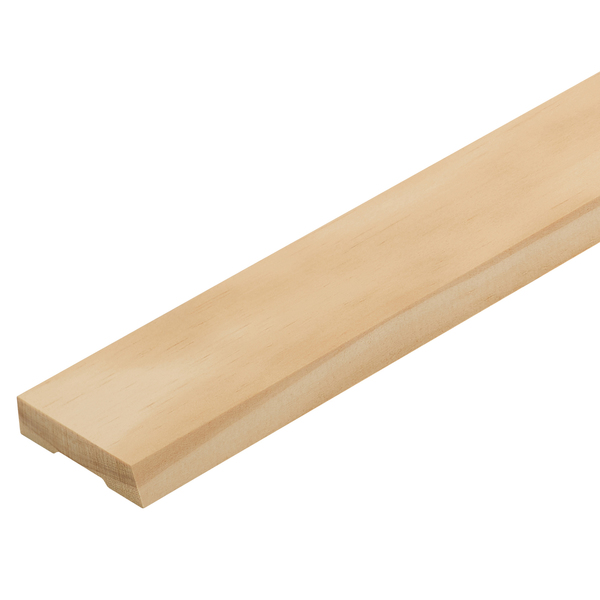 Radiata Clear Grade No.19 Single Bevel Architrave Untreated 40 x 10mm Radiata Clear Grade No.19 Single Bevel Architrave Untreated 40 x 10mm