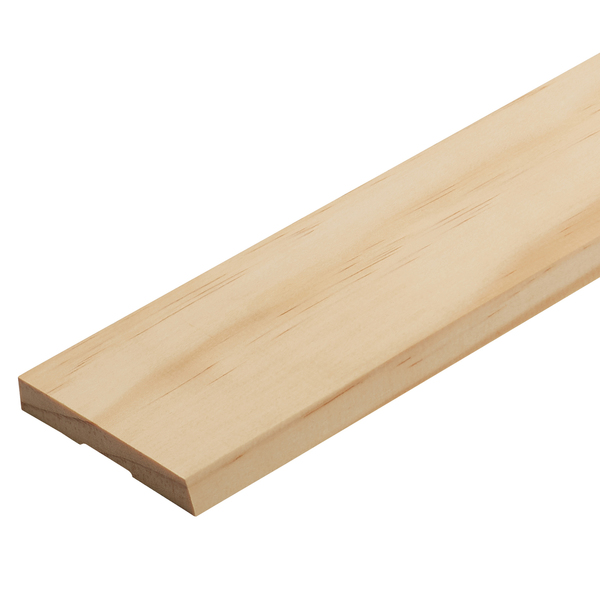 Radiata Clear Grade No.20 Single Bevel Architrave Untreated 60 x 10mm Radiata Clear Grade No.20 Single Bevel Architrave Untreated 60 x 10mm