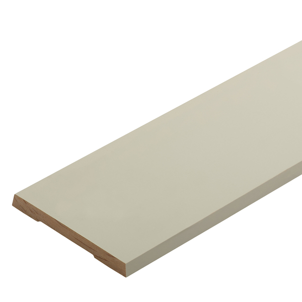 Radiata Pre-Primed Single Bevel Architrave Finger Jointed Untreated 90 x 10mm Radiata Pre-Primed Single Bevel Architrave Finger Jointed Untreated 90 x 10mm