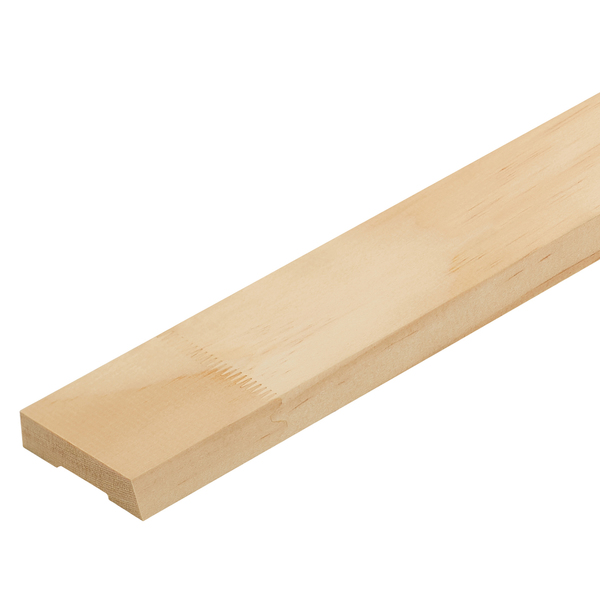 Radiata No.19 Single Bevel Architrave Finger Jointed Untreated 40 x 10mm Radiata No.19 Single Bevel Architrave Finger Jointed Untreated 40 x 10mm