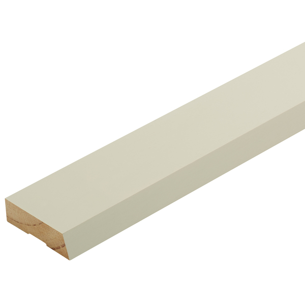 Radiata Pre-Primed Bevel Architrave Finger Jointed Untreated 60 x 18mm Radiata Pre-Primed Bevel Architrave Finger Jointed Untreated 60 x 18mm