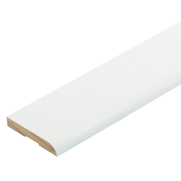 Radiata Pre-Coated Bullnose Architrave Finger Jointed Untreated 60 x 10mm x 5.4m Radiata Pre-Coated Bullnose Architrave Finger Jointed Untreated 60 x 10mm x 5.4m