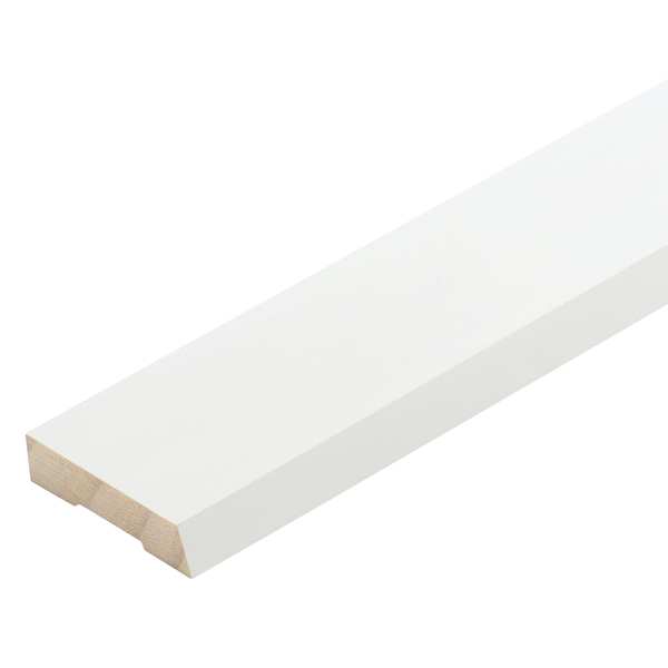 Radiata Pre-Coated No.19 Single Bevel Architrave Finger Jointed Untreated 40 x 10mm x 5.4m Radiata Pre-Coated No.19 Single Bevel Architrave Finger Jointed Untreated 40 x 10mm x 5.4m