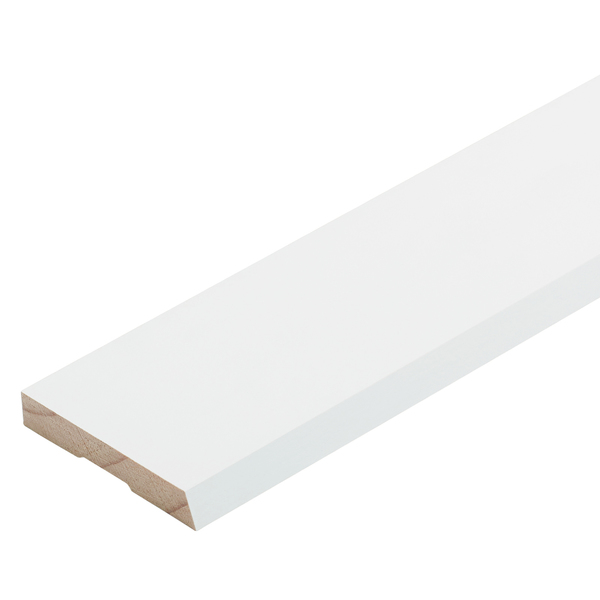 Radiata Pre-Coated No.20 Single Bevel Architrave Finger Jointed Untreated 60 x 10mm Radiata Pre-Coated No.20 Single Bevel Architrave Finger Jointed Untreated 60 x 10mm