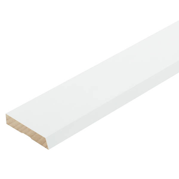 Radiata Pre-Coated Single Bevel Architrave Finger Jointed Untreated 60 ...