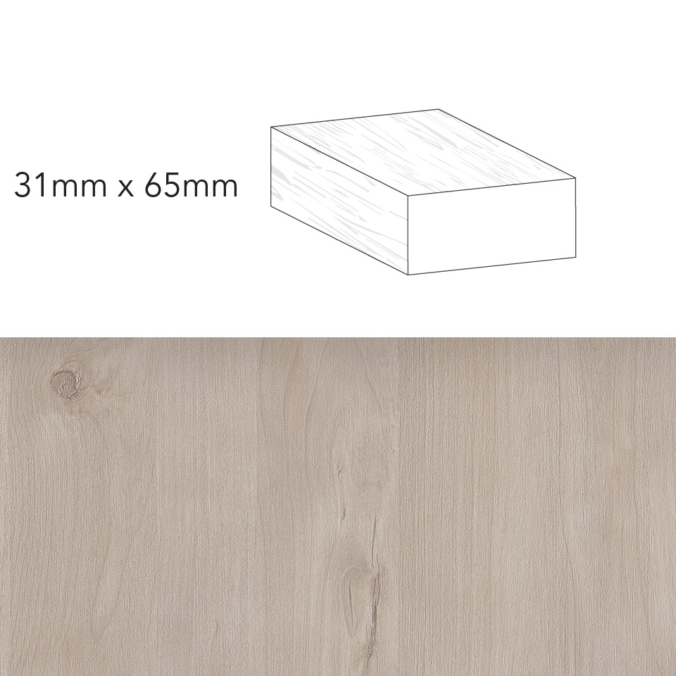 Driftwood Pre-Finished Decorative Batten 31 x 65mm x 3.6m Driftwood Pre-Finished Decorative Batten 31 x 65mm x 3.6m
