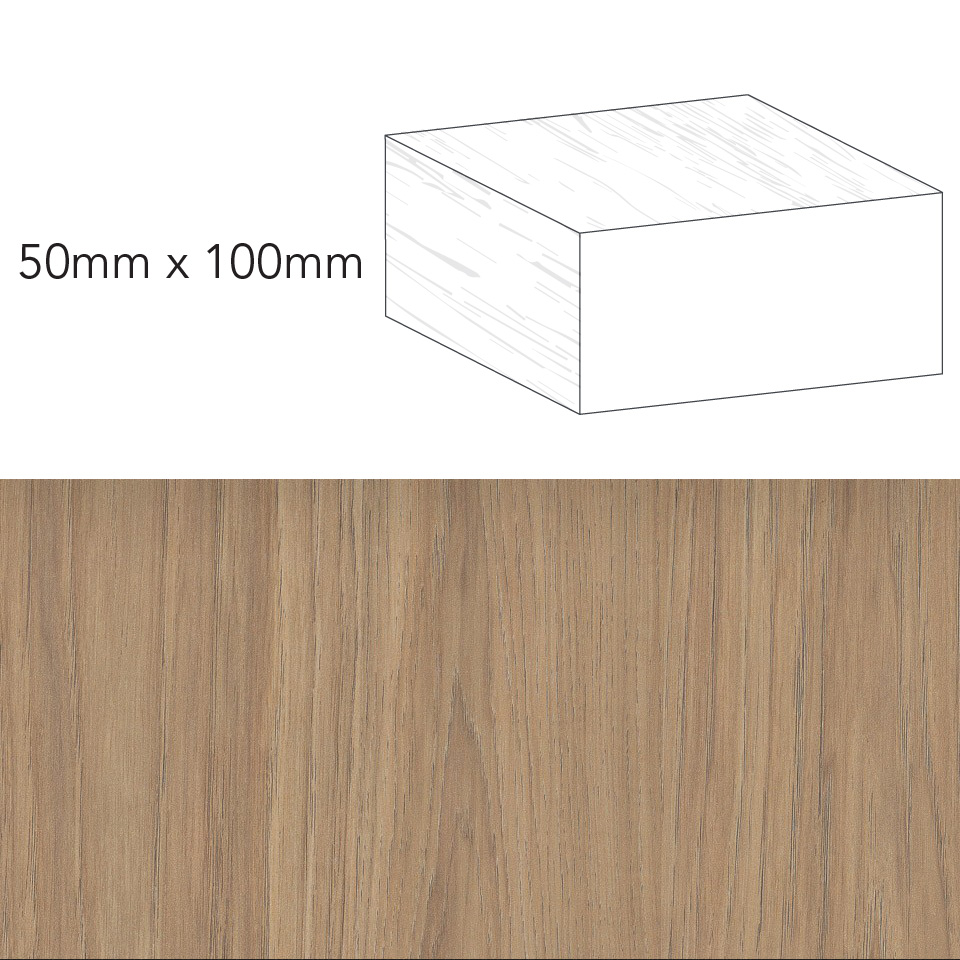 Sahara Pre-Finished Decorative Batten 50 x 100mm x 3.6m Sahara Pre-Finished Decorative Batten 50 x 100mm x 3.6m