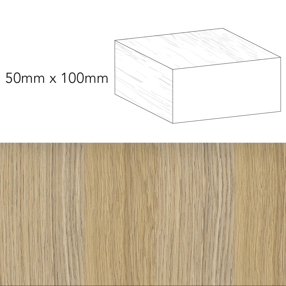 Honey Oak Pre-Finished Decorative Batten 50 x 100mm x 3.6m Honey Oak Pre-Finished Decorative Batten 50 x 100mm x 3.6m