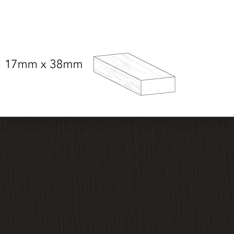 Eclipse Pre-Finished Decorative Batten 17 x 38mm x 3.6m Eclipse Pre-Finished Decorative Batten 17 x 38mm x 3.6m
