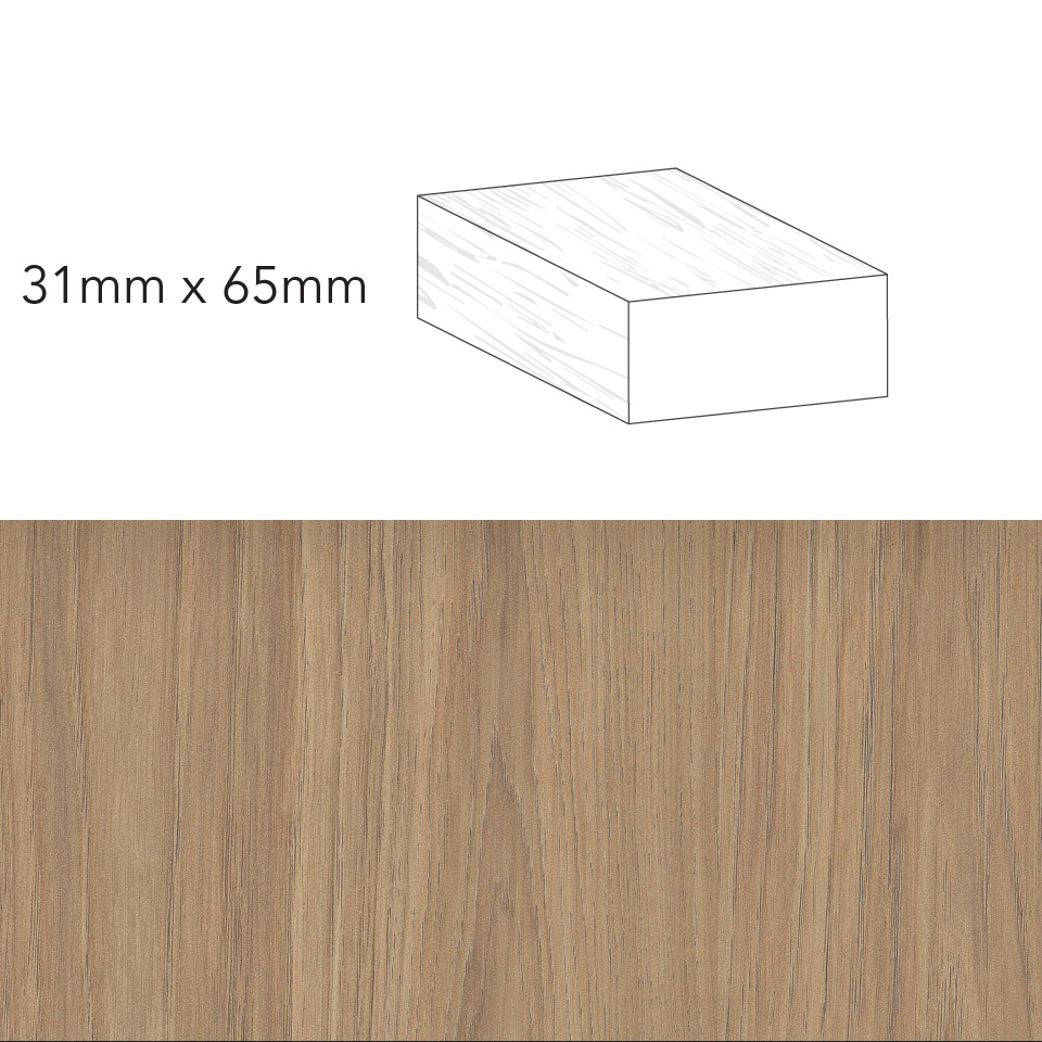 Sahara Pre-Finished Decorative Batten 31 x 65mm x 3.6m Sahara Pre-Finished Decorative Batten 31 x 65mm x 3.6m