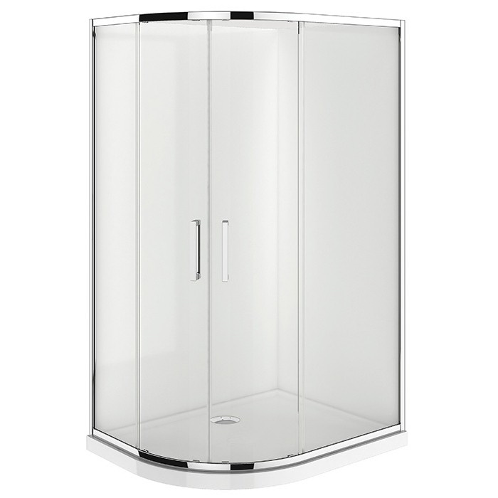 Verona Round Shower 900x1200mm Right Hand Door Center Waste Flat Wall Verona Round Shower 900x1200mm Right Hand Door Center Waste Flat Wall