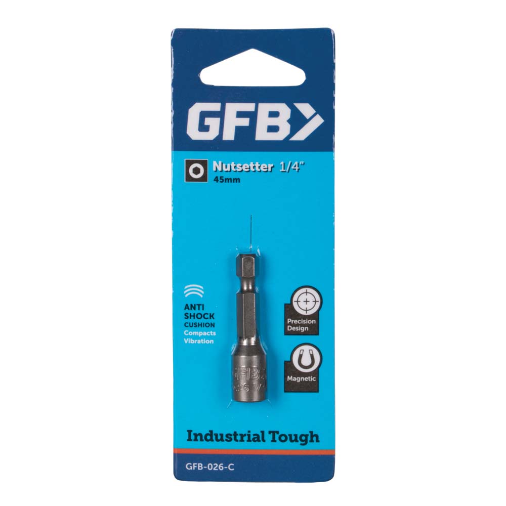 Nutsetter 1/4 Inch x 45mm GFB26 PlaceMakers NZ