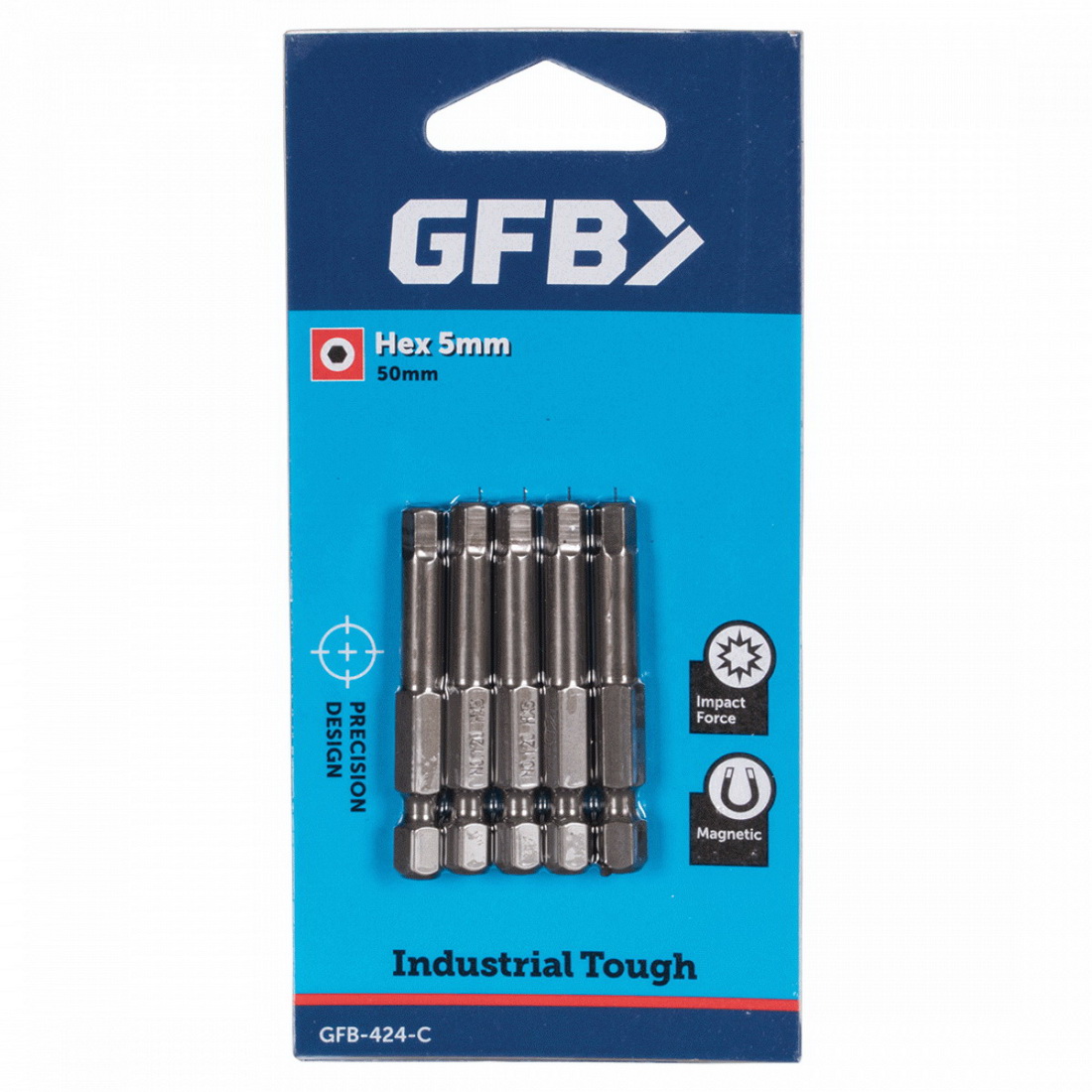 5 Hex Drive 50mm Power Bit 5 Hex Drive 50mm Power Bit