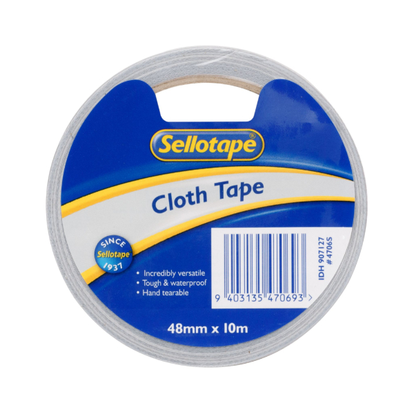 Cloth Tape Silver 48mm x 10m 907127 Cloth Tape Silver 48mm x 10m 907127