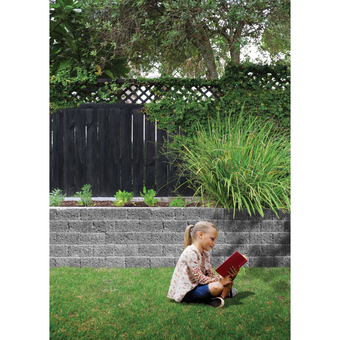 Keystone Sedona Straight Face Block Ash 100 x 200 x 135mm PlaceMakers NZ