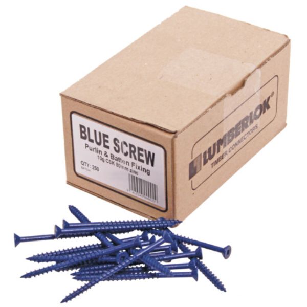 Blue Purlin Screw 10G 80mm 250Pk Blue Purlin Screw 10G 80mm 250Pk