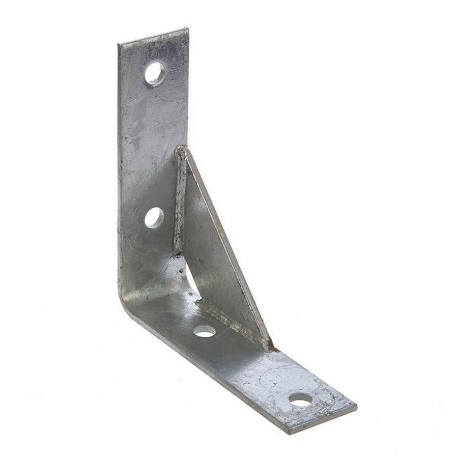 Galvanised (With Gusset) Angle Bracket B65 | Structural Brackets ...