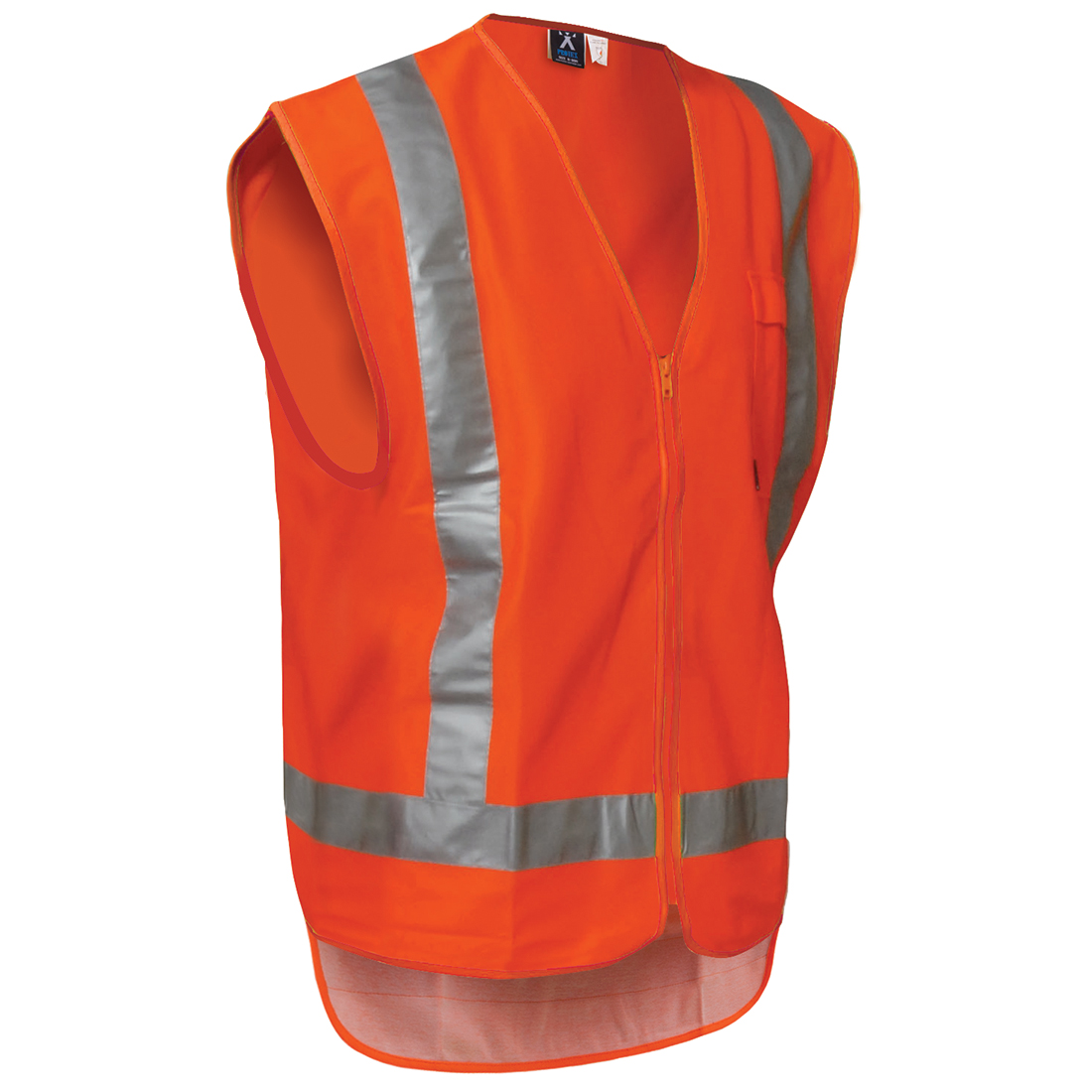 Hi Vis Vest TTMC-W17 Fluoro Orange 5XL Hi Vis Vest TTMC-W17 Fluoro Orange 5XL